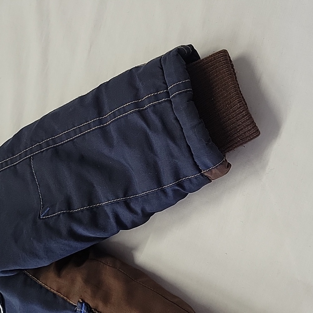 Oshkosh B’gosh Navy Blue Hooded Jacket Winter Coat Full Zip Kids Boys 3T - Picture 6 of 10